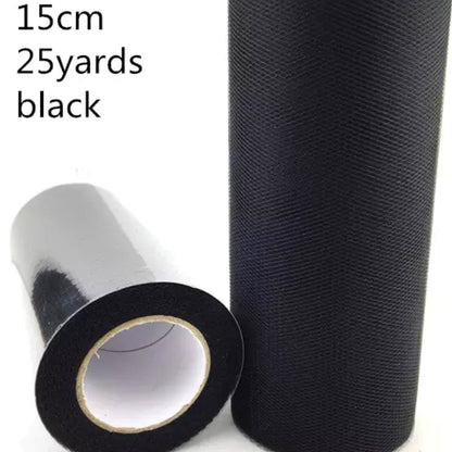 black tulle