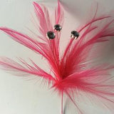 Small Diamontee Feather Mount Centres (FBN1610) - AU - B Unique Millinery