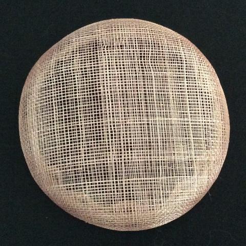 Sinamay Button [14cm] Base - AU - B Unique Millinery