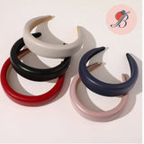 Faux Leather Padded Headbands - UK