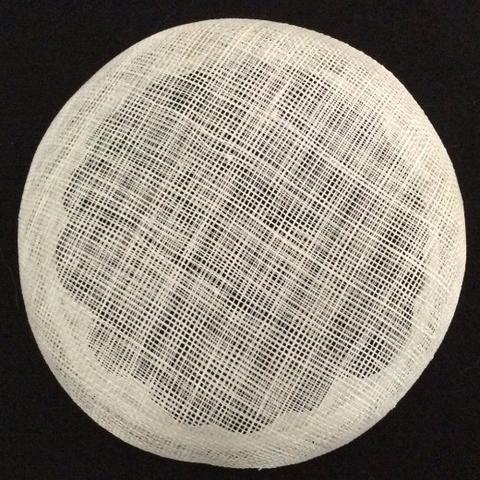 Sinamay Button [14cm] Base - AU - B Unique Millinery