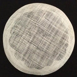 Sinamay Button [14cm] Base - AU - B Unique Millinery
