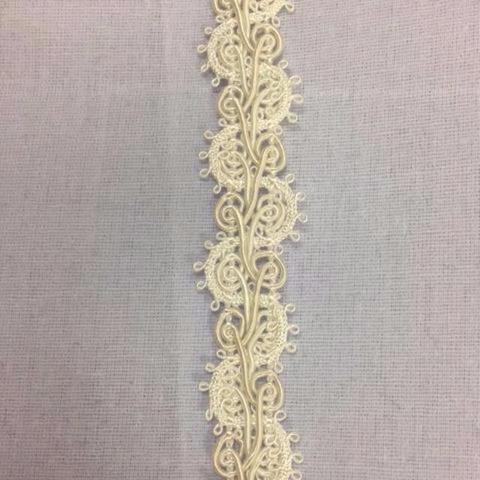 Braid Filgree - cream and spiral 
