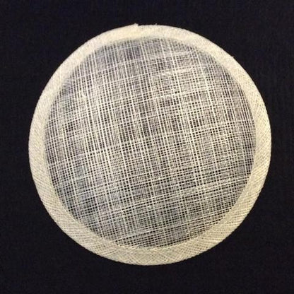 Sinamay Round [14cm] Base - AU - B Unique Millinery