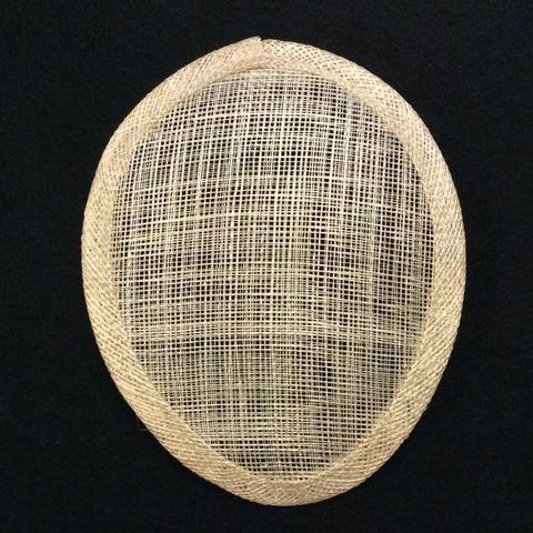 Sinamay Teardrop [11cmx14cm] Hat Base - AU - B Unique Millinery
