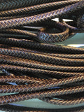 Flat Braided Leather Cord - AU