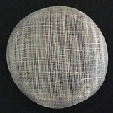 Sinamay Button [14cm] Base - AU - B Unique Millinery