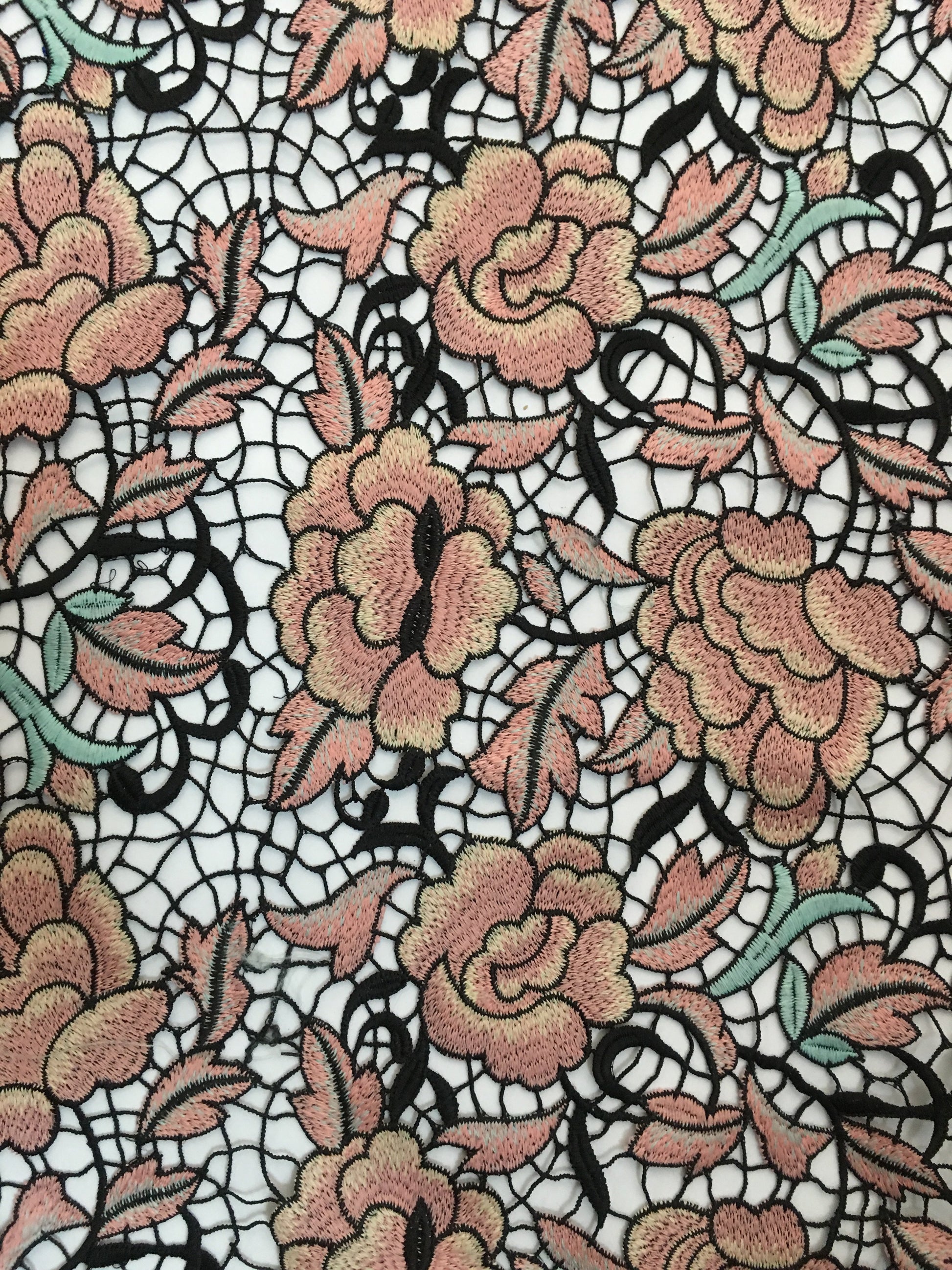 Guipure Multi-Colour [50cmx50cm] Lace - AU - B Unique Millinery