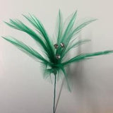 Small Diamontee Feather Mount Centres (FBN1610) - AU - B Unique Millinery