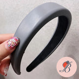 Faux Leather Slightly Padded Headbands - UK