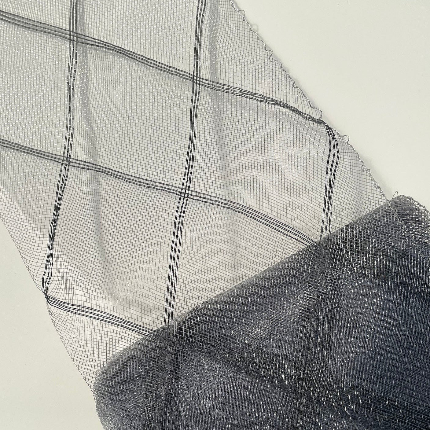 grey 6" / 16cm Criss Cross Crinoline with Draw-String