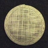 Sinamay Round [10cm] Bases - AU - B Unique Millinery