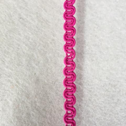 Braid ZigZag - fine hot pink