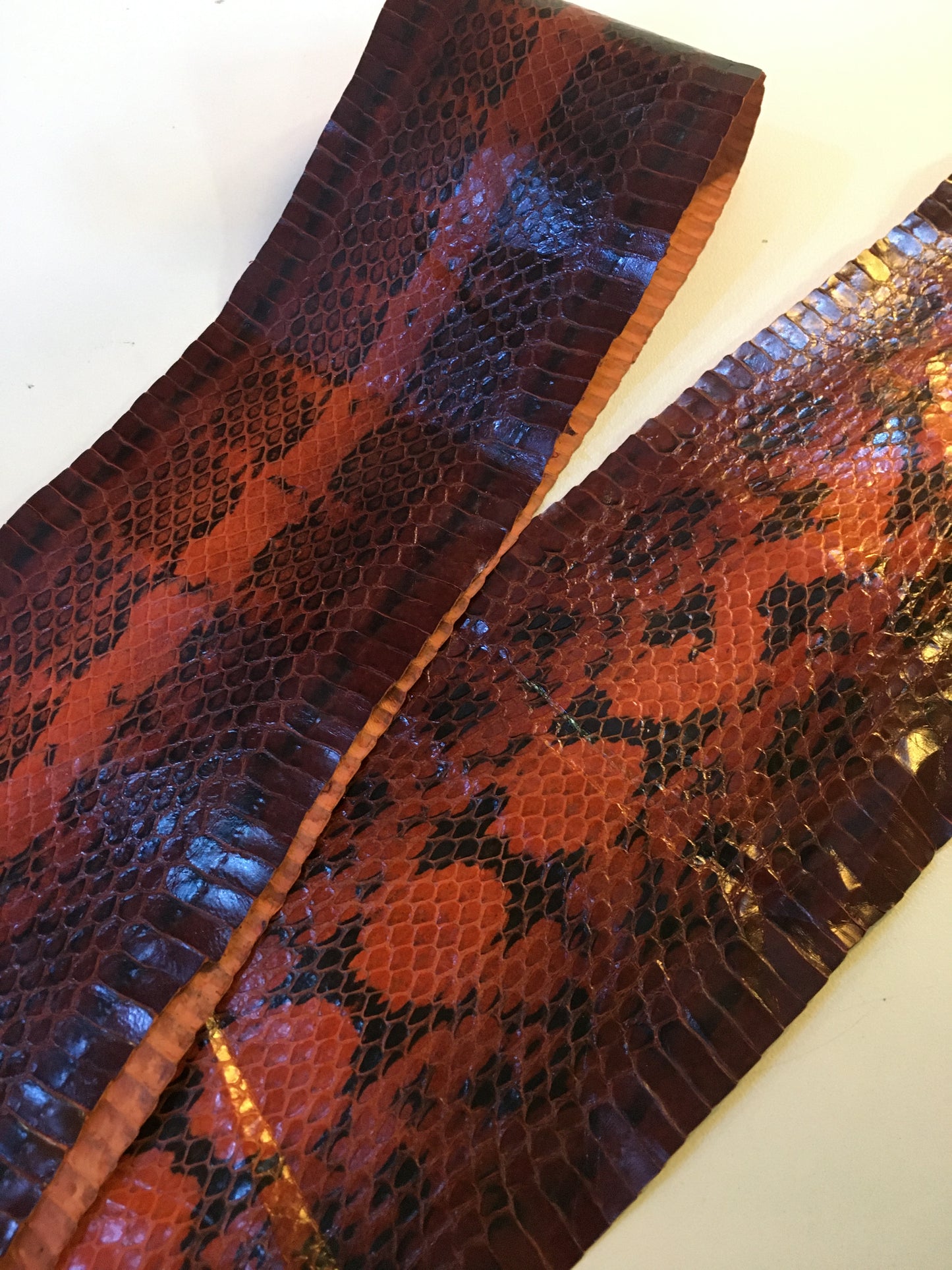 Natural Snake Skin Leather - AU