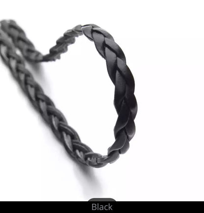Plaited Leather Cord - AU