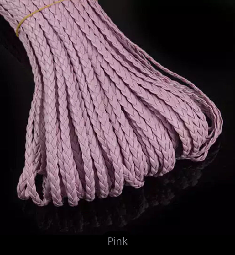 Plaited Leather Cord - AU