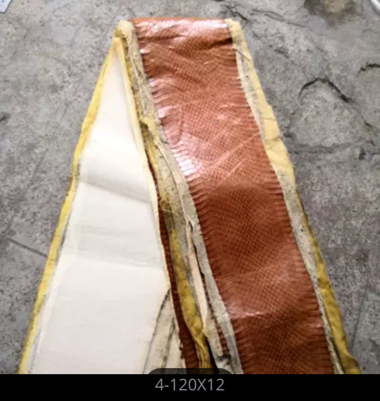 Natural Snake Skin Leather - AU