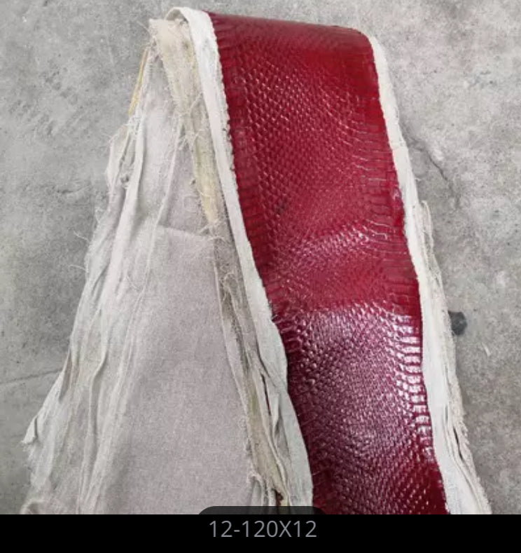 Natural Snake Skin Leather - AU