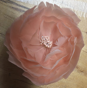 Rose Feather Flower (F0011) - AU - B Unique Millinery