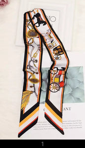 Hat Band Ribbon - Silk Horse Design - AU