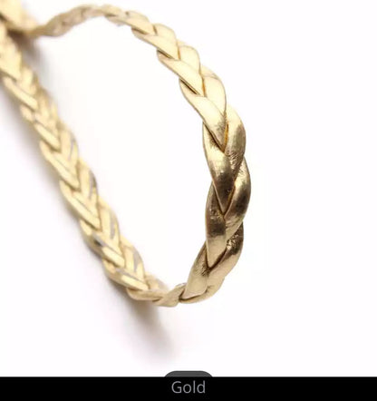 Plaited Leather Cord - AU