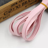 pink  10mm Faux Leather Bias Tape 