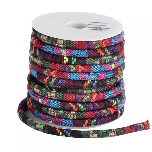 Ethnic Print Polyester Cord - AU