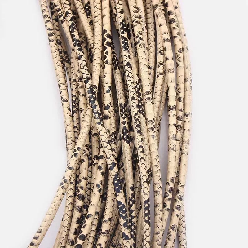 Faux Snake Leather Cord - AU