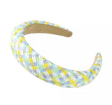 Headbands: Paper Straw Padded Patterned - CA