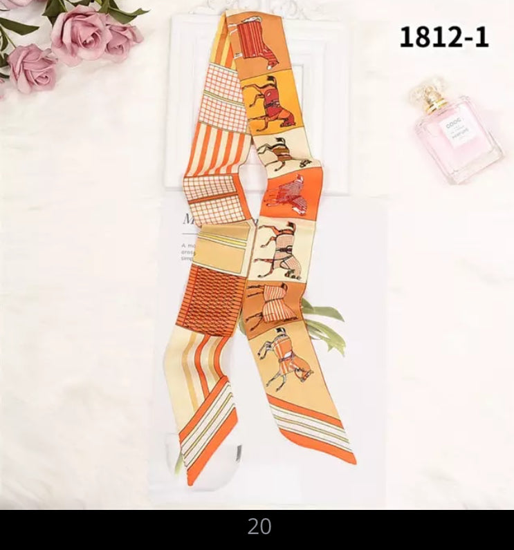 Hat Band Ribbon - Silk Horse Design - AU