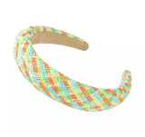 Patterned Paper Straw Padded Headbands - UK