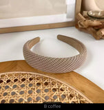 Striped Velour Padded Headbands - AU