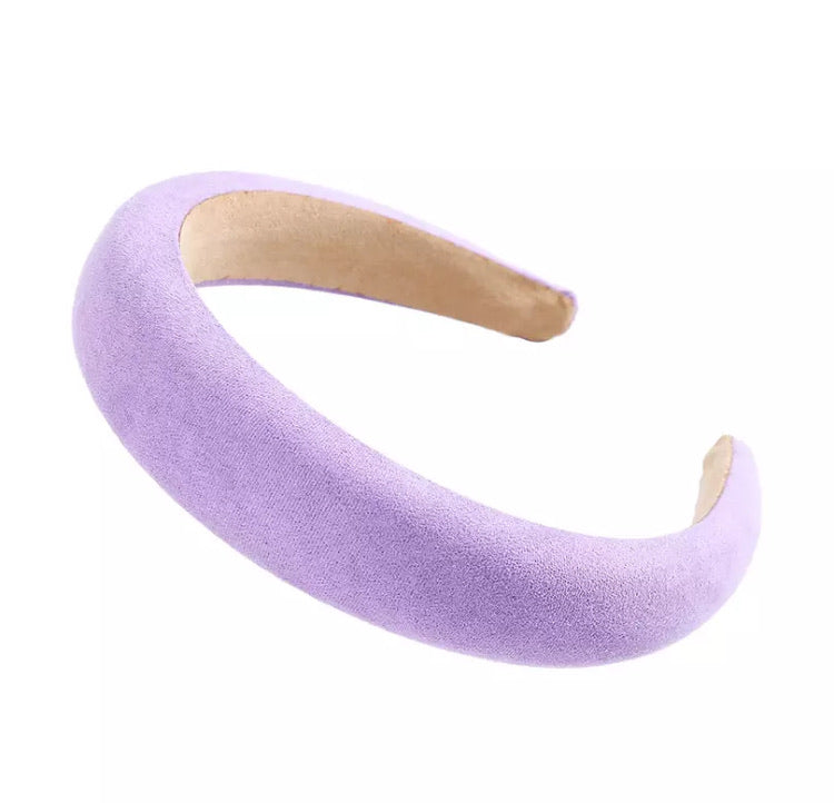 Faux Suede Padded Headbands - US