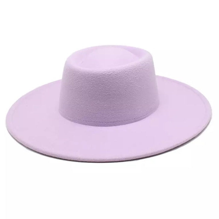 lilac Blocked Hat Base: Spanish Pork Pie