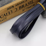 navy  10mm Faux Leather Bias Tape 