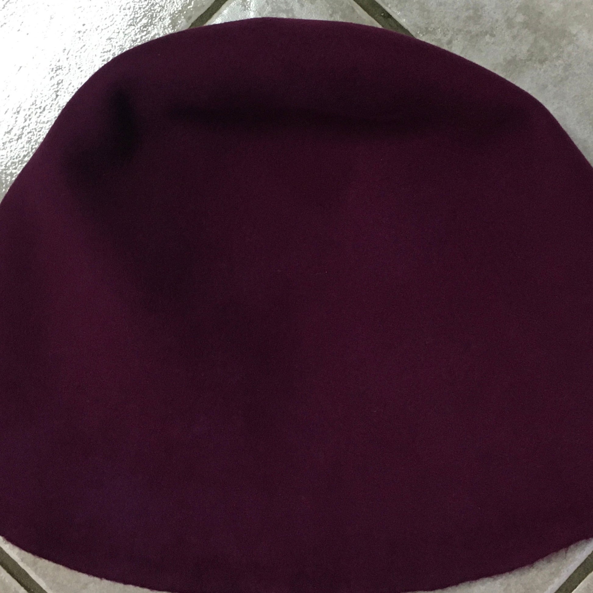 claret wool felt hoods