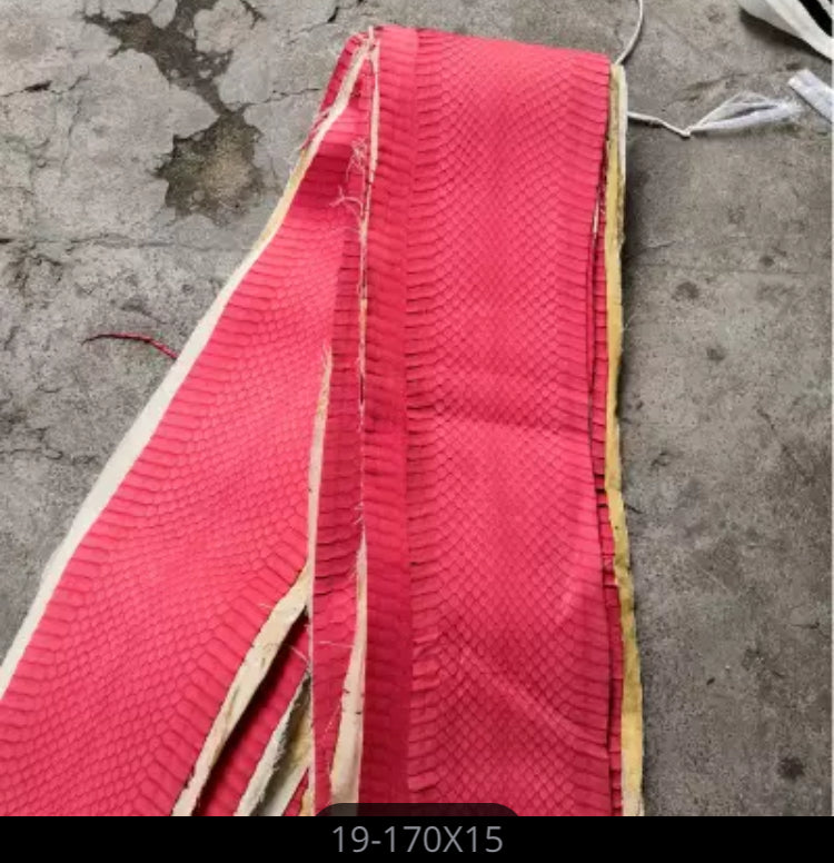 Natural Snake Skin Leather - AU