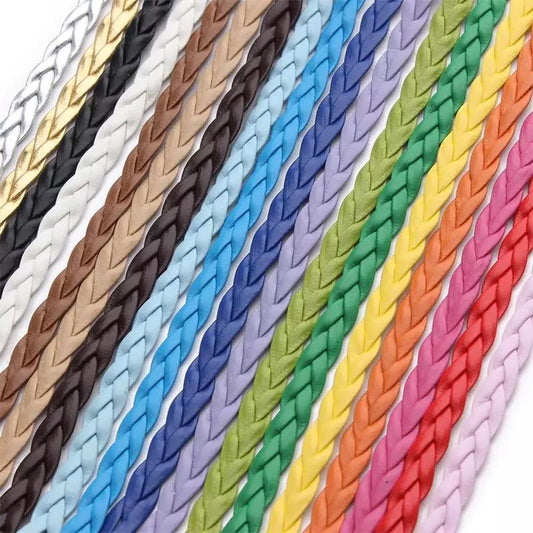 Braided/Plaited Leather Cord combo