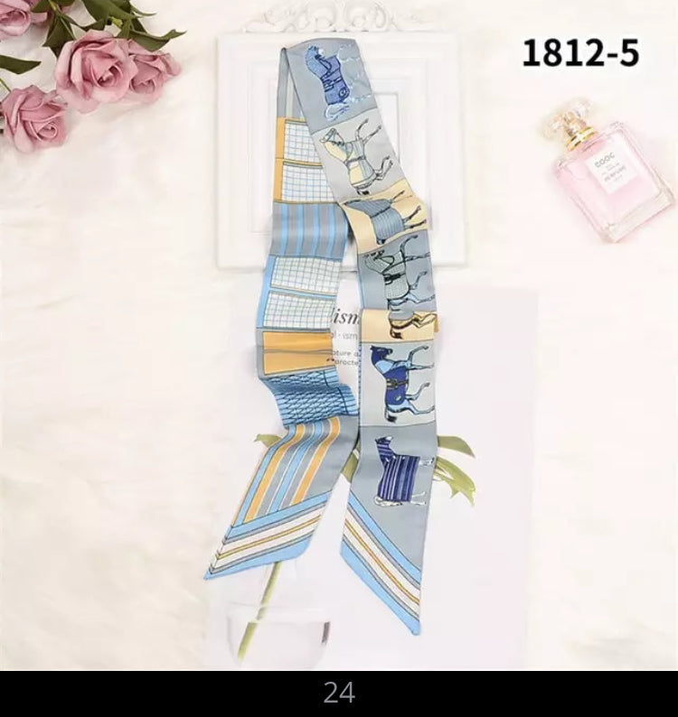 Hat Band Ribbon - Silk Horse Design - AU