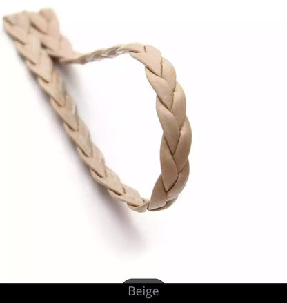 Plaited Leather Cord - AU