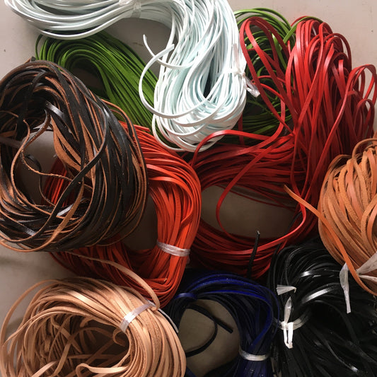 Flat Leather Cord - AU