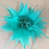 Spikey Feather Flower Minature (EF1099) - AU - B Unique Millinery
