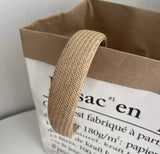 Paper Straw Padded Headbands - CA