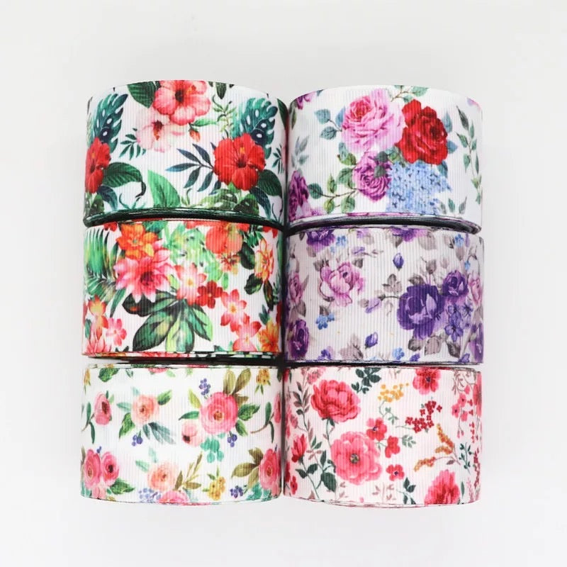 Floral Grosgrain Ribbon - AU