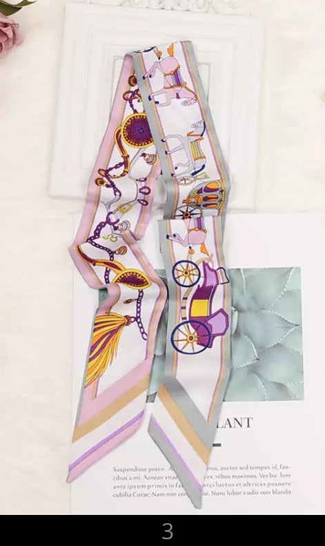 Hat Band Ribbon - Silk Horse Design - AU
