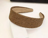 Raffia Straw Padded Headbands - AU