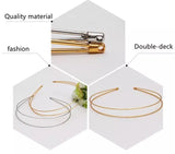 Double Row Metal Headbands - AU