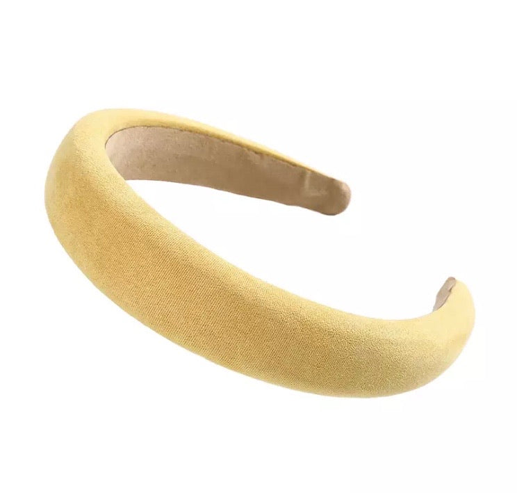 Faux Suede Padded Headbands - AU