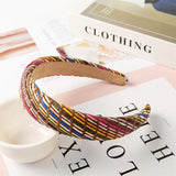Patterned Paper Straw Padded Headbands - UK