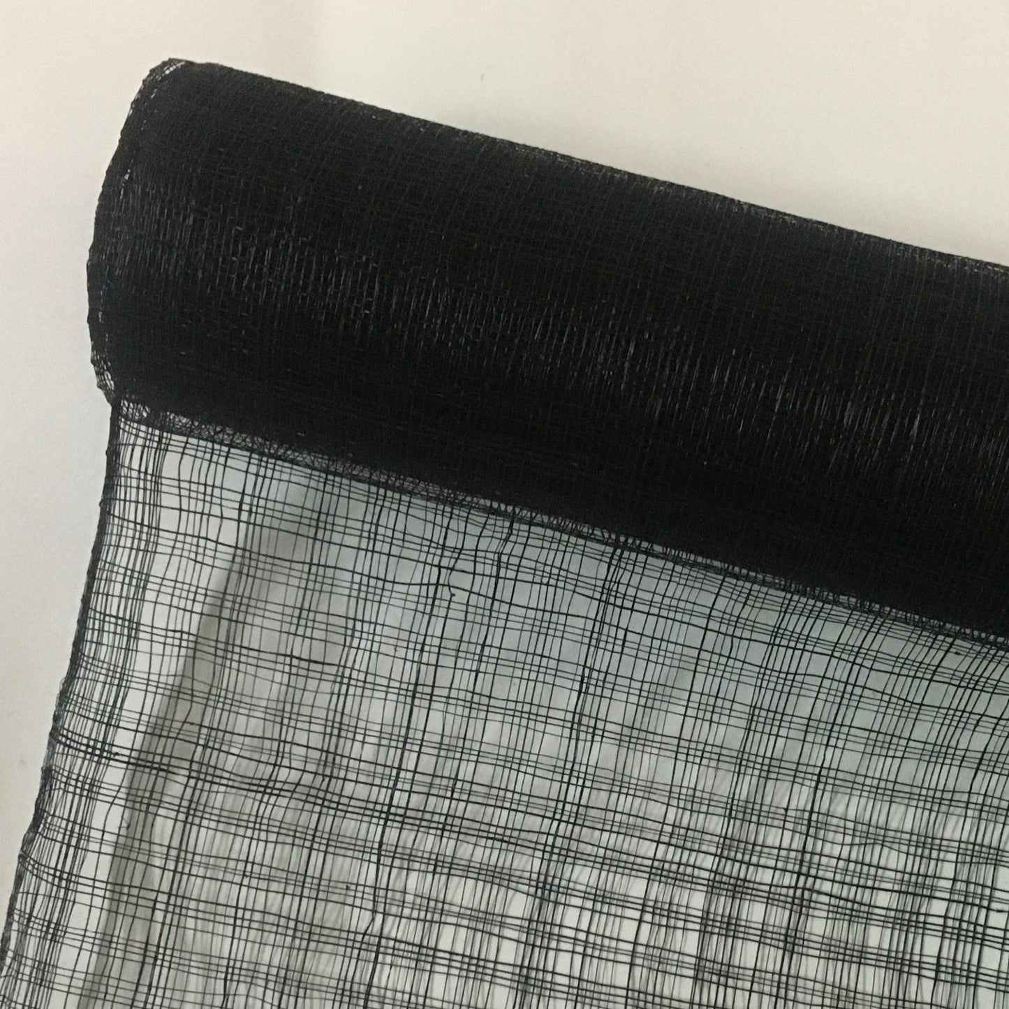 waffle weave black sinamay - range of abaca products